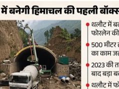थलौट में बन रही है हिमाचल की पहली बॉक्स टनल, 2023 की आपदा के बाद अब बदलेगी फोरलेन की तस्वीर
